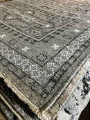 Dazzler 5.6x8.6 Light Green Hand-Knotted Oushak Rug | Banana Manor Rug Company