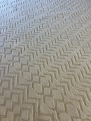 De La Hoya 9.3x12 White Hand-Knotted Modern Rug | Banana Manor Rug Company