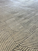 Delilah 9x16 Ivory Hand-Knot Abstract Rug | Banana Manor Rug Company