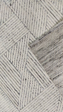 Delilah 9x16 Ivory Hand-Knot Abstract Rug | Banana Manor Rug Company