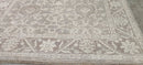 Delphine Krakoff Grey and Silver Hand-Knotted Oushak Rug 8x9.9 | Banana Manor Rug Company