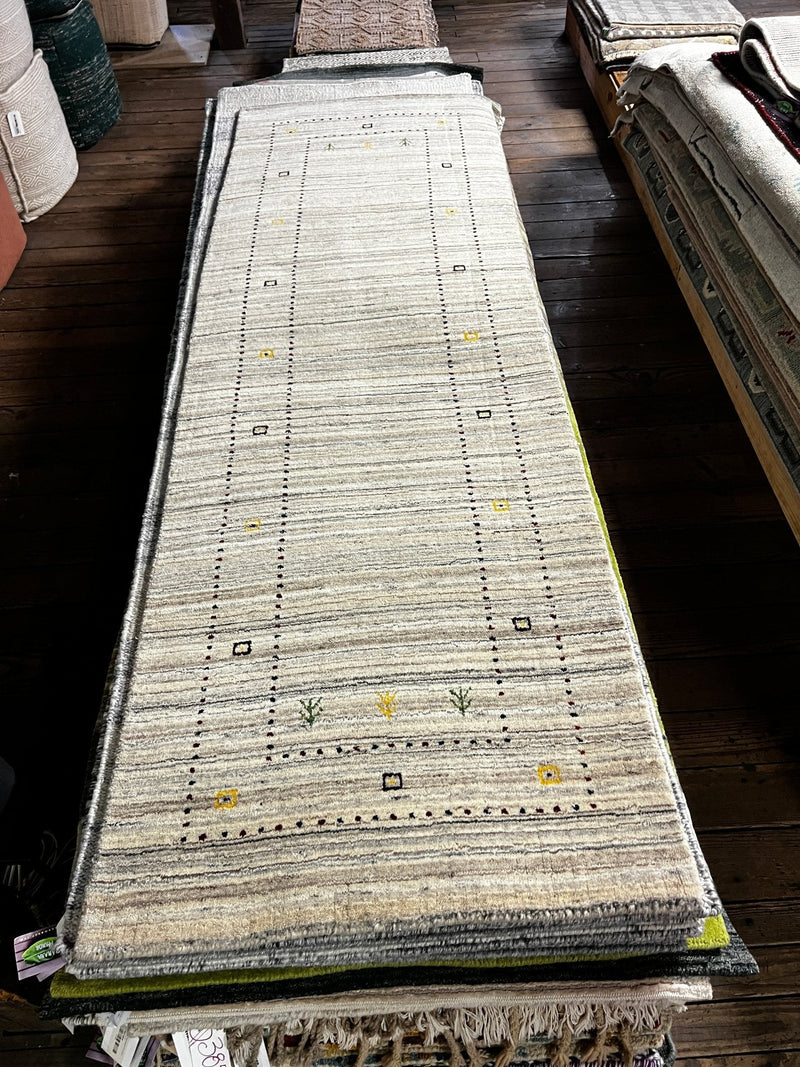 Devina 2.6x8 Beige Handwoven Runner | Banana Manor Rug Factory Outlet