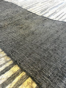 Di Fara 2.6x10 Dark Gray Jute Runner | Banana Manor Rug Company