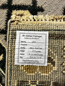 Diamond Lil 3x10 Silver and Grey Hand-Knotted Runner | Banana Manor Rug Company