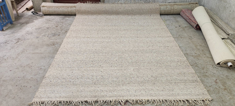 Diamonds are Forever 6.6x9.6 Tan Handwoven Rug | Banana Manor Rug Company