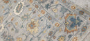 Diane Von Furstenberg 9.3x12 Grey Hand-Knotted Oushak Rug | Banana Manor Rug Company