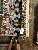 Dinah 6.3x9.3 Multi-Colored Hand-Knotted Abstract Rug | Banana Manor Rug Company