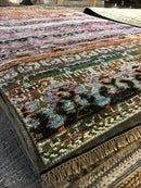 Dinah 6.3x9.3 Multi-Colored Hand-Knotted Abstract Rug | Banana Manor Rug Company