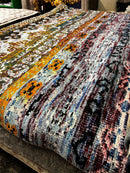 Dinah 6.3x9.3 Multi-Colored Hand-Knotted Abstract Rug | Banana Manor Rug Company