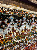 Dinah 6.3x9.3 Multi-Colored Hand-Knotted Abstract Rug | Banana Manor Rug Company