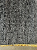 Dock Ellis Black Natural Durrie Jute Rug 8.3x10 | Banana Manor Rug Company