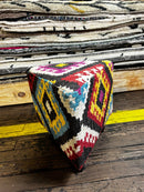 Donnie Wahlberg Wooden Upholstered Stool 18x18x16 Triangle | Banana Manor Rug Company