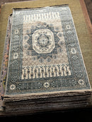 Dorian 6x9 Ivory Hand-Knotted Oushak Rug | Banana Manor Rug Company