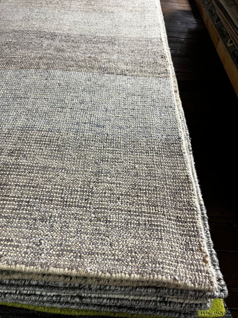 Doris 2.6x7.9 Striped Hand-Knotted Runner | Banana Manor Rug Factory Outlet