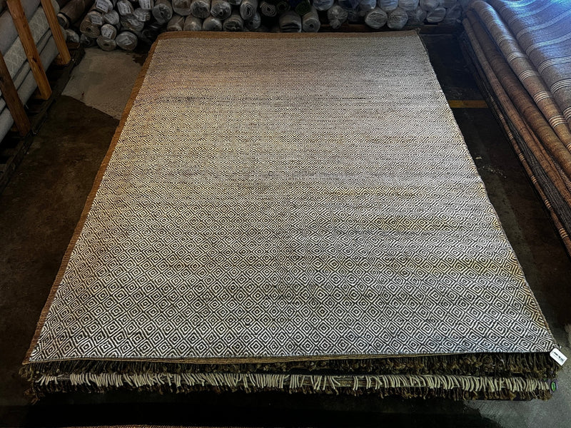 Doug Laming 9x11.3 Multi-Colored Handwoven Jute & Wool Rug | Banana Manor Rug Factory Outlet