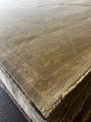 Drew Barrymore 9x11.9 Grey and Silver Hand-Knotted Oushak Rug | Banana Manor Rug Factory Outlet