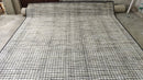 Durrant 8.6x11.6 Ivory and Black Handwoven Modern Rug | Banana Manor Rug Company