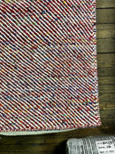 Earl Grey 2.9x9.9 Red Handwoven Durrie Runner | Banana Manor Rug Company