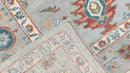 Edna 8x10 Sky Blue Hand-Knotted Oushak Rug | Banana Manor Rug Company