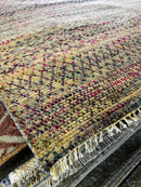 Eili Harboe 8x9.6 Multi-Colored Hand-Knotted Abstract Rug | Banana Manor Rug Company