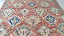 Elaine Benes 7.9x9.9 Rust Hand-Knotted Oushak Rug | Banana Manor Rug Company