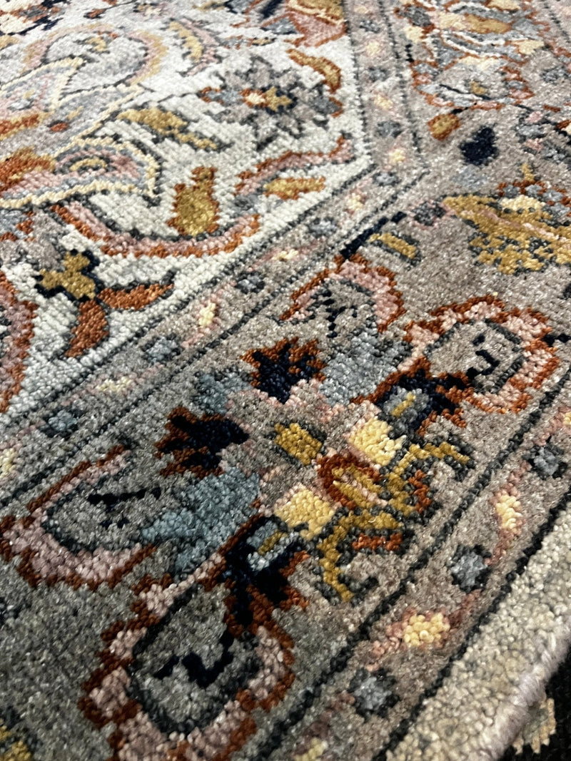 Elektra 6x6 Light Green Octagonal Oushak Rug | Banana Manor Rug Factory Outlet