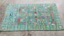 Eline Pow-Wow 3.3x5 Light Green Hand-Knotted Oushak Rug | Banana Manor Rug Company