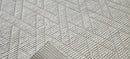 Eliza Haywood Handwoven Wool Durrie Ivory Brick Design (various sizes) | Banana Manor Rug Company