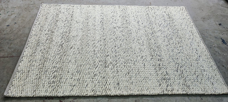 Elizabeth Inchbald Handwoven Wool Durrie Natural Ivory (various sizes) | Banana Manor Rug Company