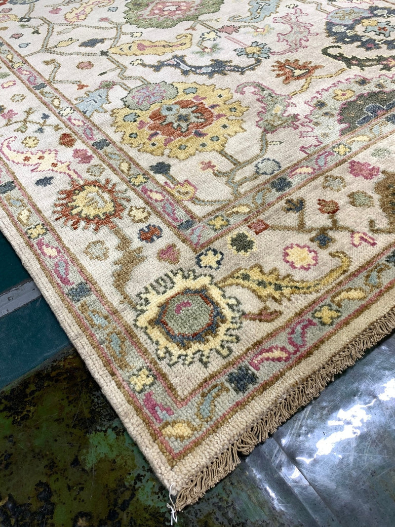 Elle Hand-Knotted 6x9 Oushak | Banana Manor Rug Company