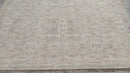 Ellie 7.9x10.3 Ivory and Light Brown Hand-Knotted Oushak Rug | Banana Manor Rug Company