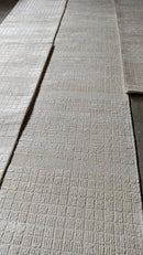 Elon Ivory Cubed Modern Runners (Multiple Sizes) | Banana Manor Rug Company