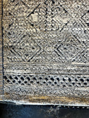 Emilie Dequenne 10x14 Natural and Blue Hand-Knotted Abstract Rug | Banana Manor Rug Factory Outlet