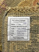 Emily Summers Light Grey and Dark Grey Hand-Knotted Oushak Runner (Multiple Sizes) | Banana Manor Rug Company