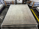 Emmanuelle Beart 9x12 Beige Hand-Knotted Oushak Rug | Banana Manor Rug Company
