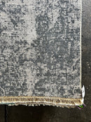 Erato 8x7.6 Dark Grey Hand-Knotted Oushak Rug | Banana Manor Rug Company