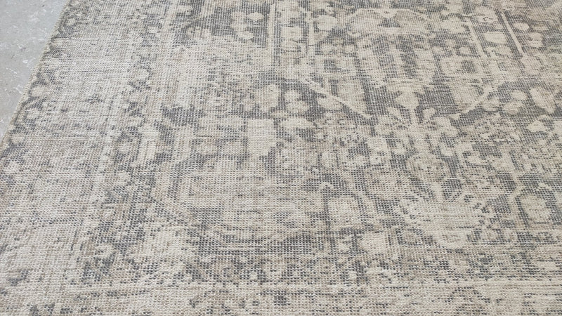 Erica 8x10 Hand-Knotted Grey Oushak Rug | Banana Manor Rug Company