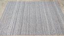Erm 5.3x7.6 Grey Looped Ball Handwoven Durrie Rug | Banana Manor Rug Company