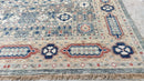 Etheline 10x14.3 Grey and Rust Hand-Knotted Oushak Rug | Banana Manor Rug Company