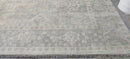 Eugenia Kuzmina Hand-Knotted Oushak Rug Aqua and Silver O'hara 9x11.9 | Banana Manor Rug Company