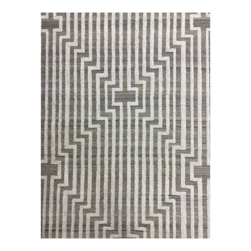 Evan Hand Knotted 9x12.3 Rug | Banana Manor Rug Company