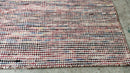 Evander Holyfield 7x9 Red Handwoven Durrie Rug | Banana Manor Rug Company