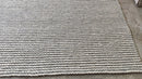 Eve Holt 8x10 Ivory and Grey Striped Handwoven Rug | Banana Manor Rug Company