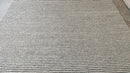 Eve Holt 8x10 Ivory and Grey Striped Handwoven Rug | Banana Manor Rug Company
