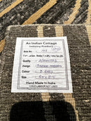 Eve Robinson Grey Modern Hand-Knotted Rug 5x8 | Banana Manor Rug Company