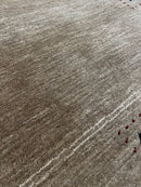 Evil Hakime 4x6 Handwoven Gold Wool Rug | Banana Manor Rug Factory Outlet