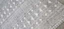 Ewen Solon Hand-Knotted Modern Natural and Grey High-Low 8X10 | Banana Manor Rug Company