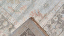 Felice 9x12 Aqua and Moss Green Hand-Knotted Oushak Rug | Banana Manor Rug Company