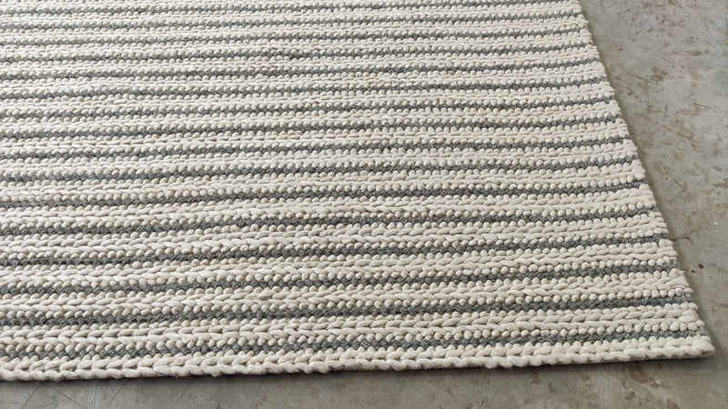 Felicity Shagwell 8x10 Striped Handwoven Rug | Banana Manor Rug Company