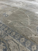 Fergie 8.3x11.3 Light Brown and Ivory Hand-Knotted Oushak Rug | Banana Manor Rug Company